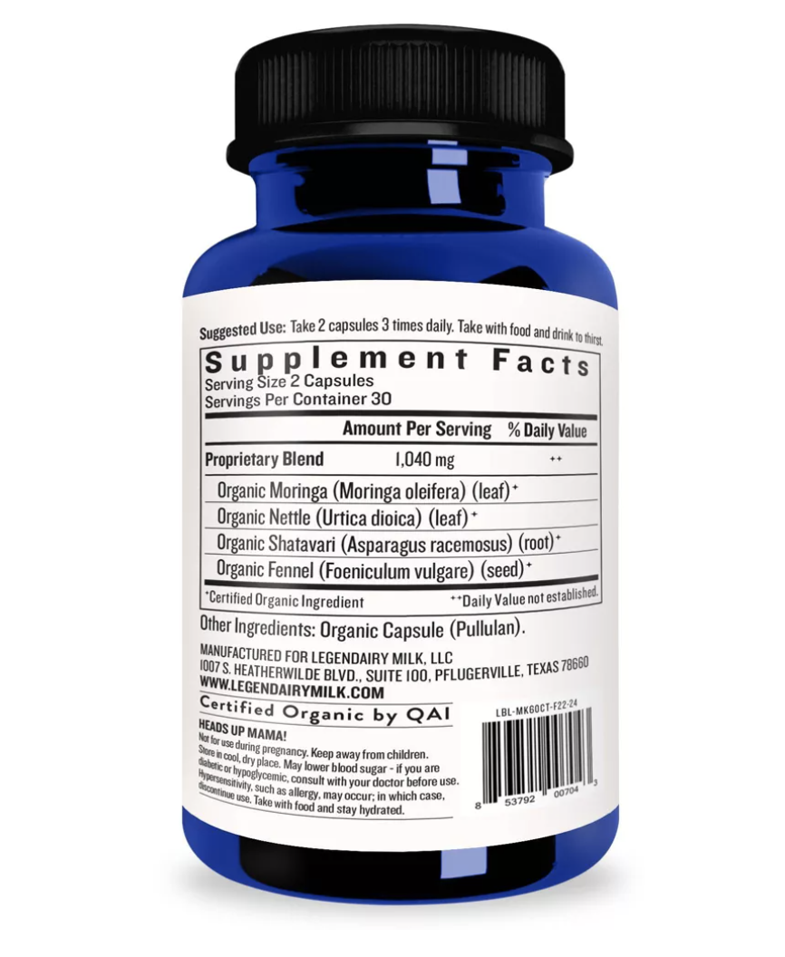 Legendairy Milkapalooza Lactation Supplement- 60 ct — Bonnie Knows